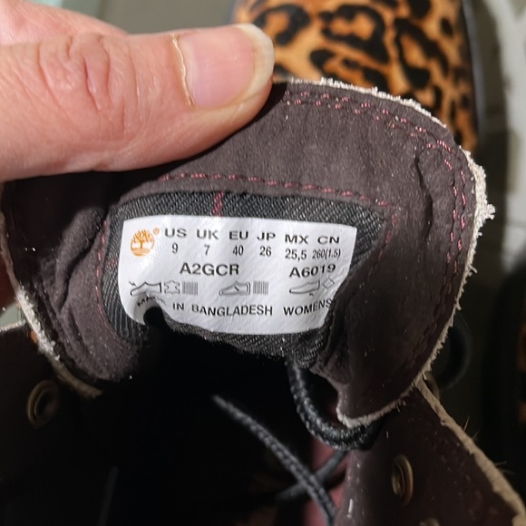 - NWOB Timberland London Square Leopard Print Boots Women Sz 9 - Picture 7 of 7